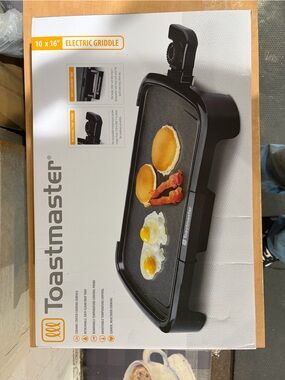 Toastmaster 10 x 16" Electric Griddle - Black